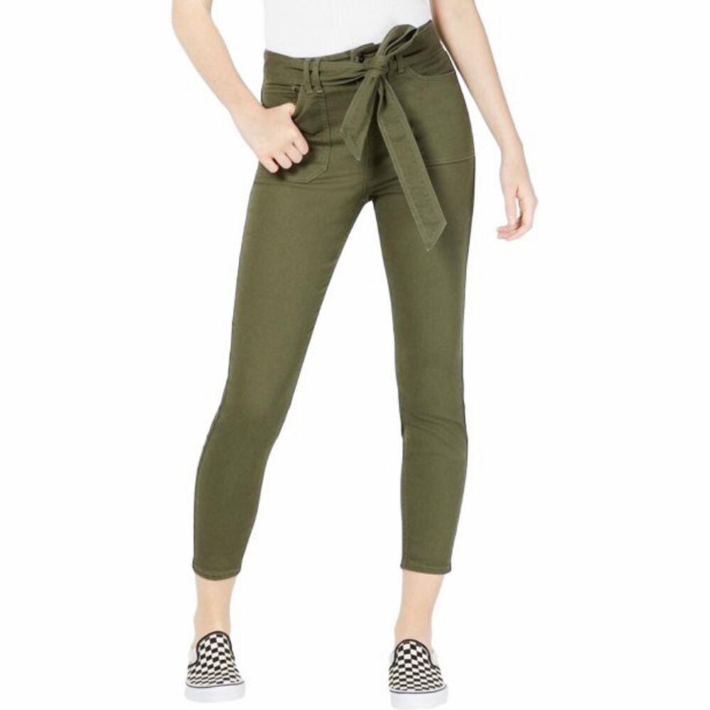 Vanilla Star High Rise Belted Skinny Jeans